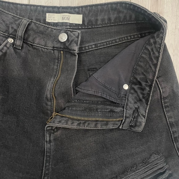 TOPSHOP Mom Denim Shorts - Picture 5 of 14